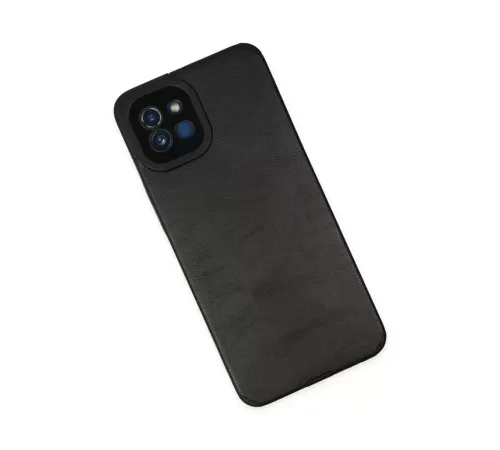Samsung Galaxy A03 Kılıf Loop Deri Silikon - Siyah