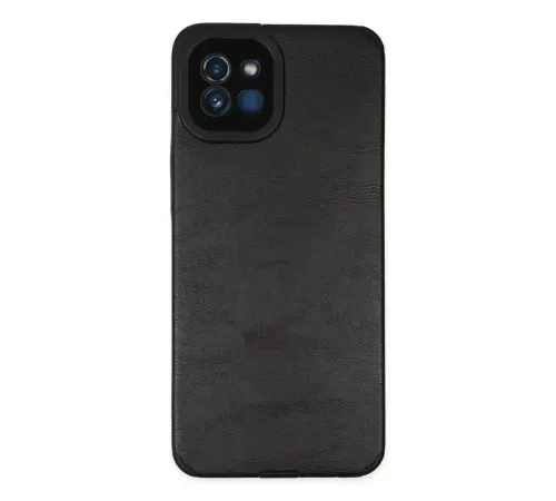 Samsung Galaxy A03 Kılıf Loop Deri Silikon - Siyah