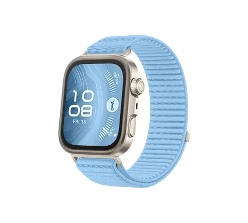 Huawei Fit 4 Braid Kordon - Açık Mavi
