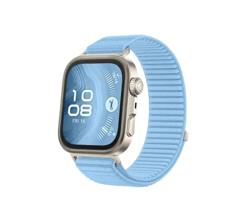 Huawei Fit 4 Braid Kordon - Açık Mavi