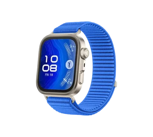 Huawei Fit 4 Braid Kordon - Mavi
