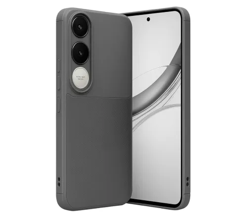 Vivo V50 Lite 4G Auto Focus Karbon Kapak - Gri