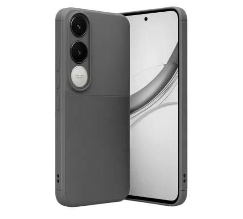 Vivo V50 Lite 4G Auto Focus Karbon Kapak - Gri