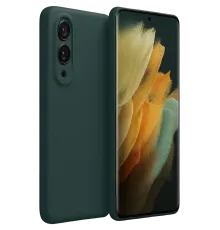 Samsung Galaxy S25 Edge First Silikon - Koyu Yeşil