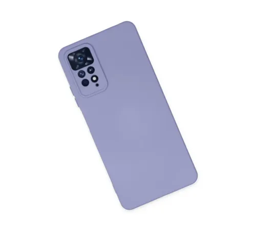 Xiaomi Redmi Note 11 Pro Kılıf Nano içi Kadife Silikon - Lila