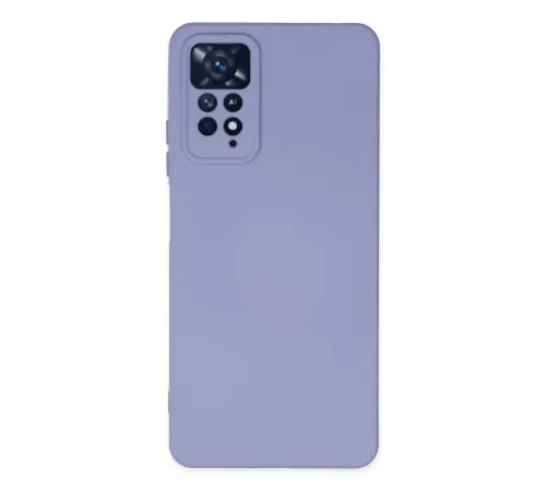 Xiaomi Redmi Note 11 Pro Kılıf Nano içi Kadife Silikon - Lila