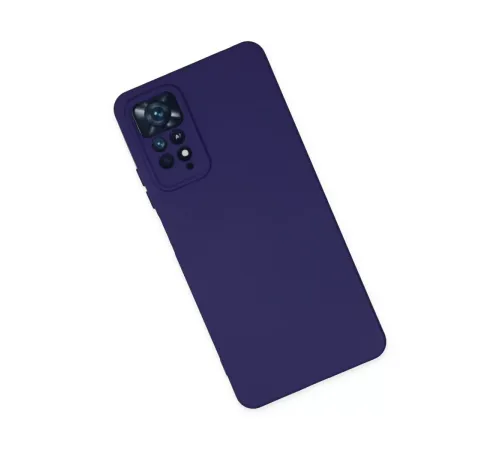 Xiaomi Redmi Note 11 Pro Kılıf Nano içi Kadife Silikon - Mor