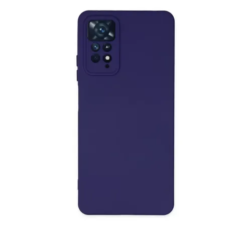 Xiaomi Redmi Note 11 Pro Kılıf Nano içi Kadife Silikon - Mor