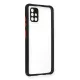 Samsung Galaxy A71 Kılıf Miami Şeffaf Silikon - Siyah
