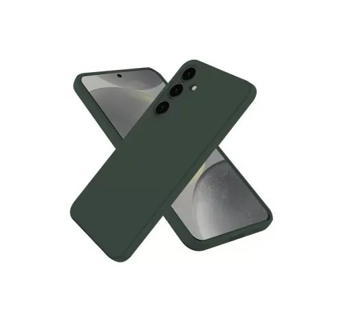 Samsung Galaxy A26 Kılıf First Silikon - Koyu Yeşil