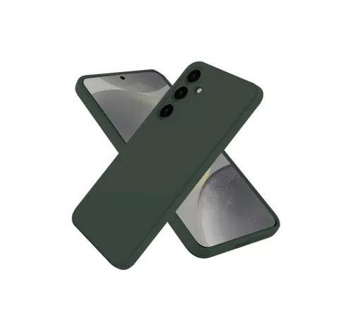Samsung Galaxy A26 Kılıf First Silikon - Koyu Yeşil