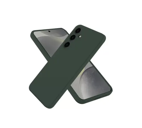 Samsung Galaxy A26 Kılıf First Silikon - Koyu Yeşil