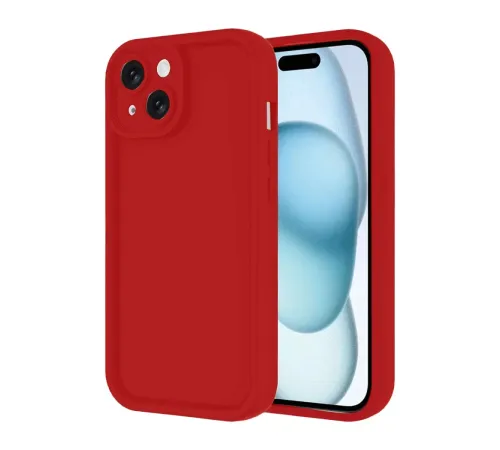 Apple iPhone 14 Kılıf Viera Silikon - Kırmızı