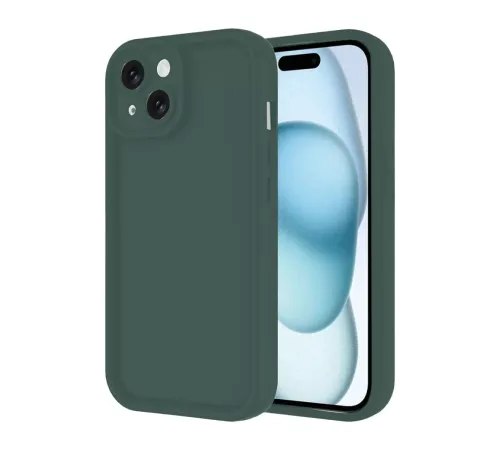 Apple iPhone 14 Kılıf Viera Silikon - Koyu Yeşil