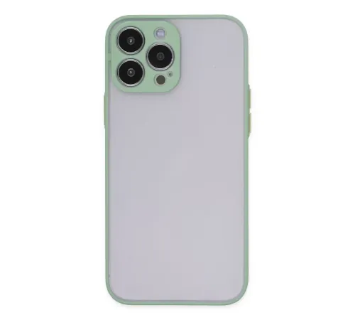 Apple iPhone 15 Pro Kılıf Montreal Silikon Kapak - Açık Yeşil
