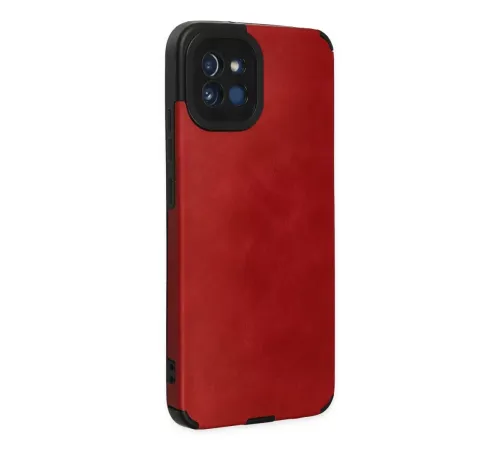 Samsung Galaxy A03 Kılıf Loop Deri Silikon - Kırmızı