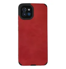 Samsung Galaxy A03 Kılıf Loop Deri Silikon - Kırmızı