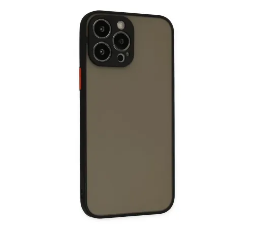 Apple iPhone 15 Pro Max Kılıf Montreal Silikon Kapak - Siyah
