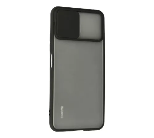 Xiaomi Mİ 11 Lite Kılıf Palm Buzlu Kamera Sürgülü Silikon - Siyah