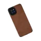Samsung Galaxy A03 Kılıf Loop Deri Silikon - Kahverengi