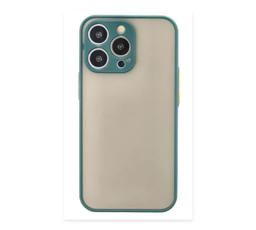 Apple iPhone 15 Pro Max Kılıf Montreal Silikon Kapak - Yeşil