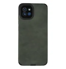 Samsung Galaxy A03 Kılıf Loop Deri Silikon - Yeşil