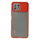 Xiaomi Mİ 11 Lite Kılıf Palm Buzlu Kamera Sürgülü Silikon - Kırmızı