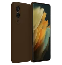 Samsung Galaxy S25 Edge First Silikon - Kahverengi
