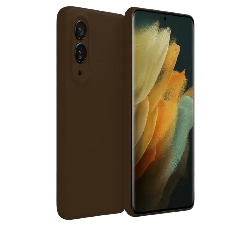 Samsung Galaxy S25 Edge First Silikon - Kahverengi