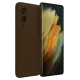 Samsung Galaxy S25 Edge First Silikon - Kahverengi