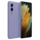 Samsung Galaxy S25 Edge First Silikon - Lila