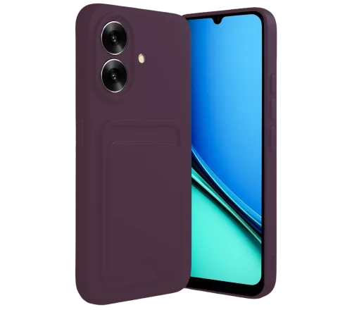 Realme Note 60 Kelvin Kartvizitli Silikon - Derin Mor