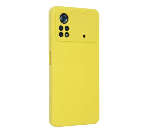 Xiaomi Poco X4 Pro 5G Kılıf Nano içi Kadife Silikon - Sarı