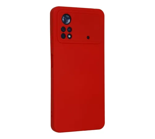 Xiaomi Poco X4 Pro 5G Kılıf Nano içi Kadife Silikon - Kırmızı