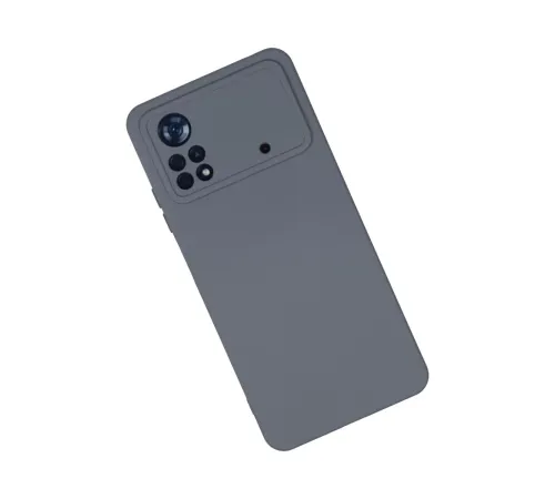 Xiaomi Poco X4 Pro 5G Kılıf Nano içi Kadife Silikon - Gri