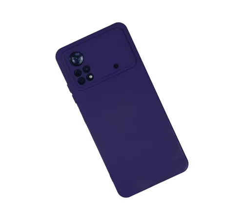 Xiaomi Poco X4 Pro 5G Kılıf Nano içi Kadife Silikon - Mor