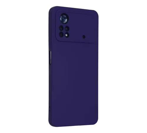 Xiaomi Poco X4 Pro 5G Kılıf Nano içi Kadife Silikon - Mor