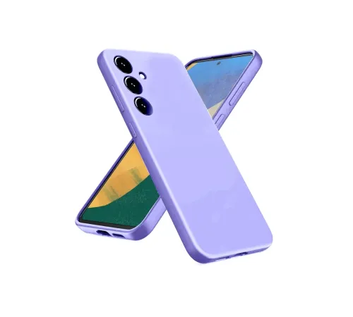 Samsung Galaxy A36 Kılıf Nano içi Kadife Silikon - Lila