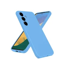 Samsung Galaxy A36 Kılıf Nano içi Kadife Silikon - Mavi