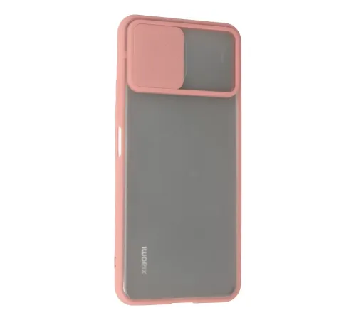 Xiaomi Mİ 11 Lite Kılıf Palm Buzlu Kamera Sürgülü Silikon - Pembe
