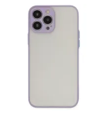 Apple iPhone 15 Pro Max Kılıf Montreal Silikon Kapak - Mor