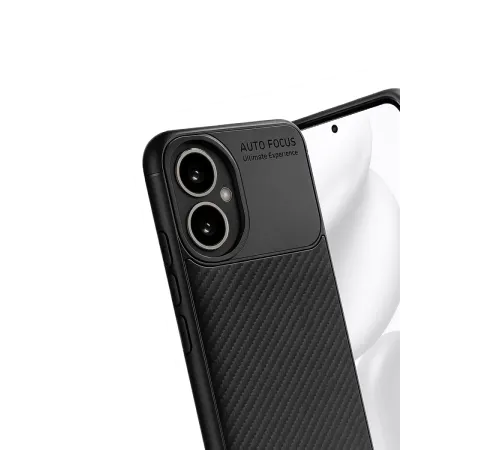 Honor 400 Kılıf Auto Focus Karbon Kapak - Siyah
