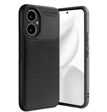 Honor 400 Kılıf Auto Focus Karbon Kapak - Siyah
