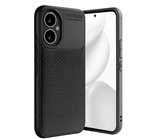 Honor 400 Kılıf Auto Focus Karbon Kapak - Siyah
