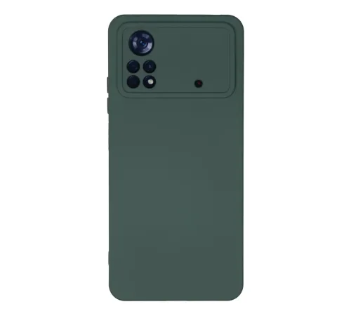 Xiaomi Poco X4 Pro 5G Kılıf Nano içi Kadife Silikon - Koyu Yeşil