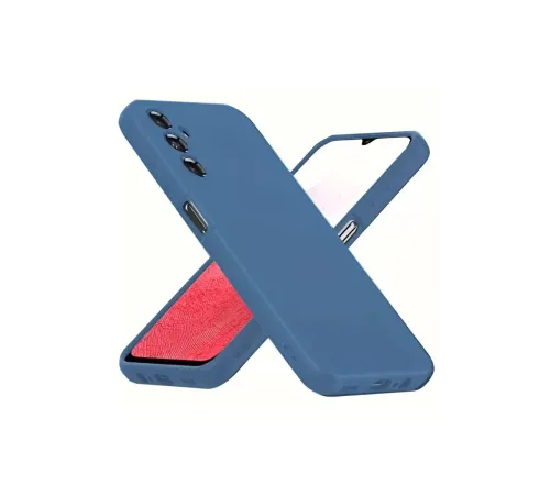 Samsung Galaxy A34 5G Kılıf First Silikon - Mavi