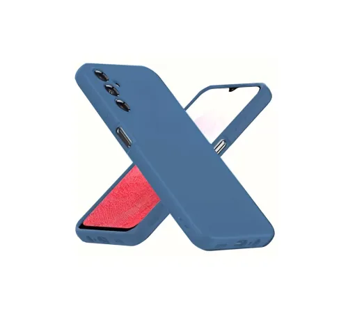 Samsung Galaxy A34 5G Kılıf First Silikon - Mavi