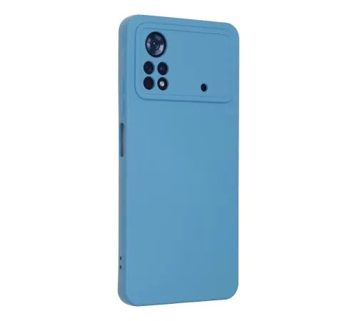 Xiaomi Poco X4 Pro 5G Kılıf Nano içi Kadife Silikon - Mavi
