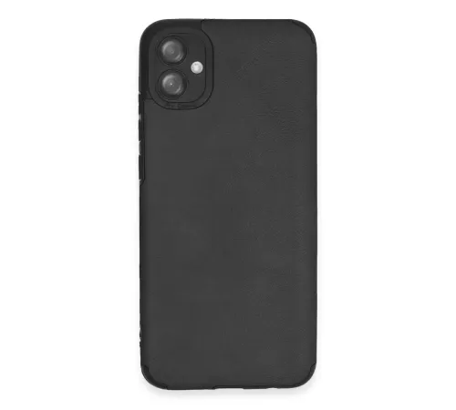 Samsung Galaxy A04E Kılıf Loop Deri Silikon - Siyah