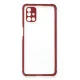 Samsung Galaxy M51 Kılıf Miami Şeffaf Silikon - Fuşya